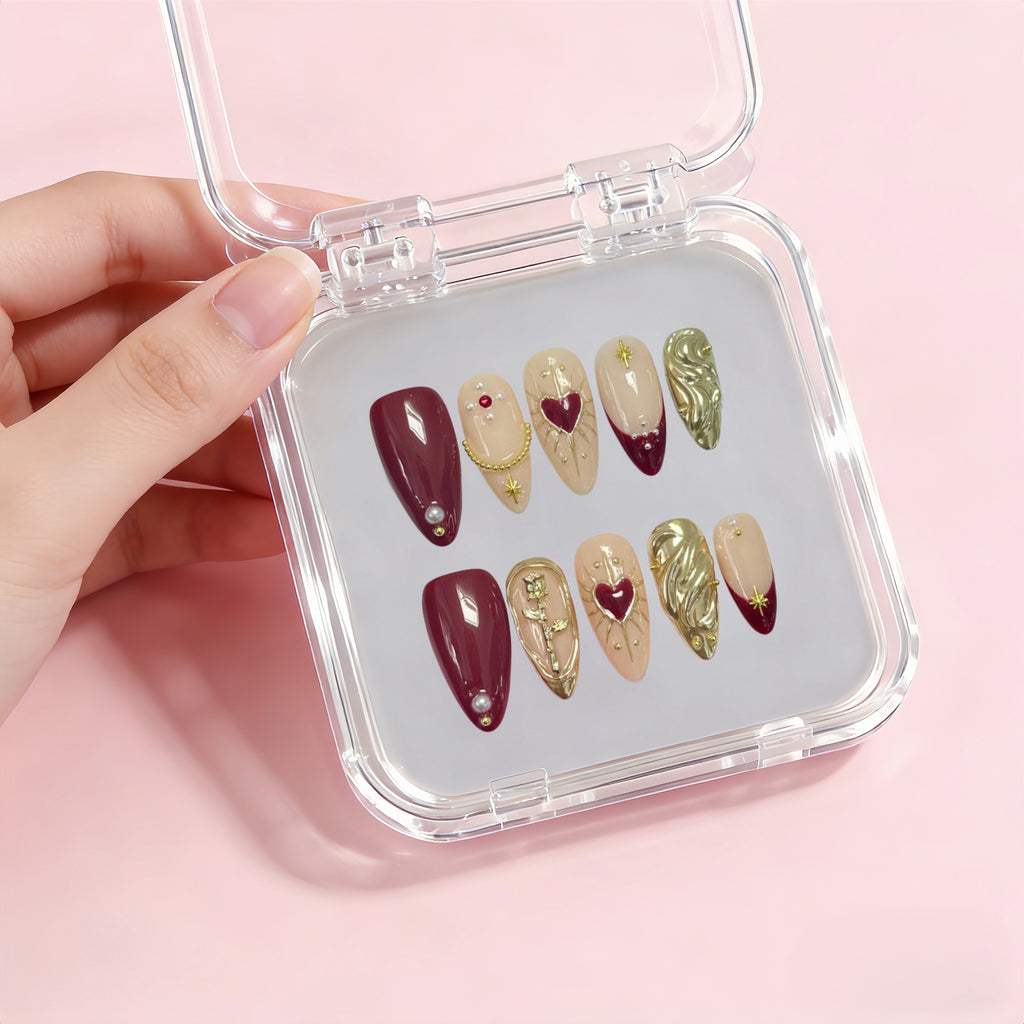 Burgundy Heart