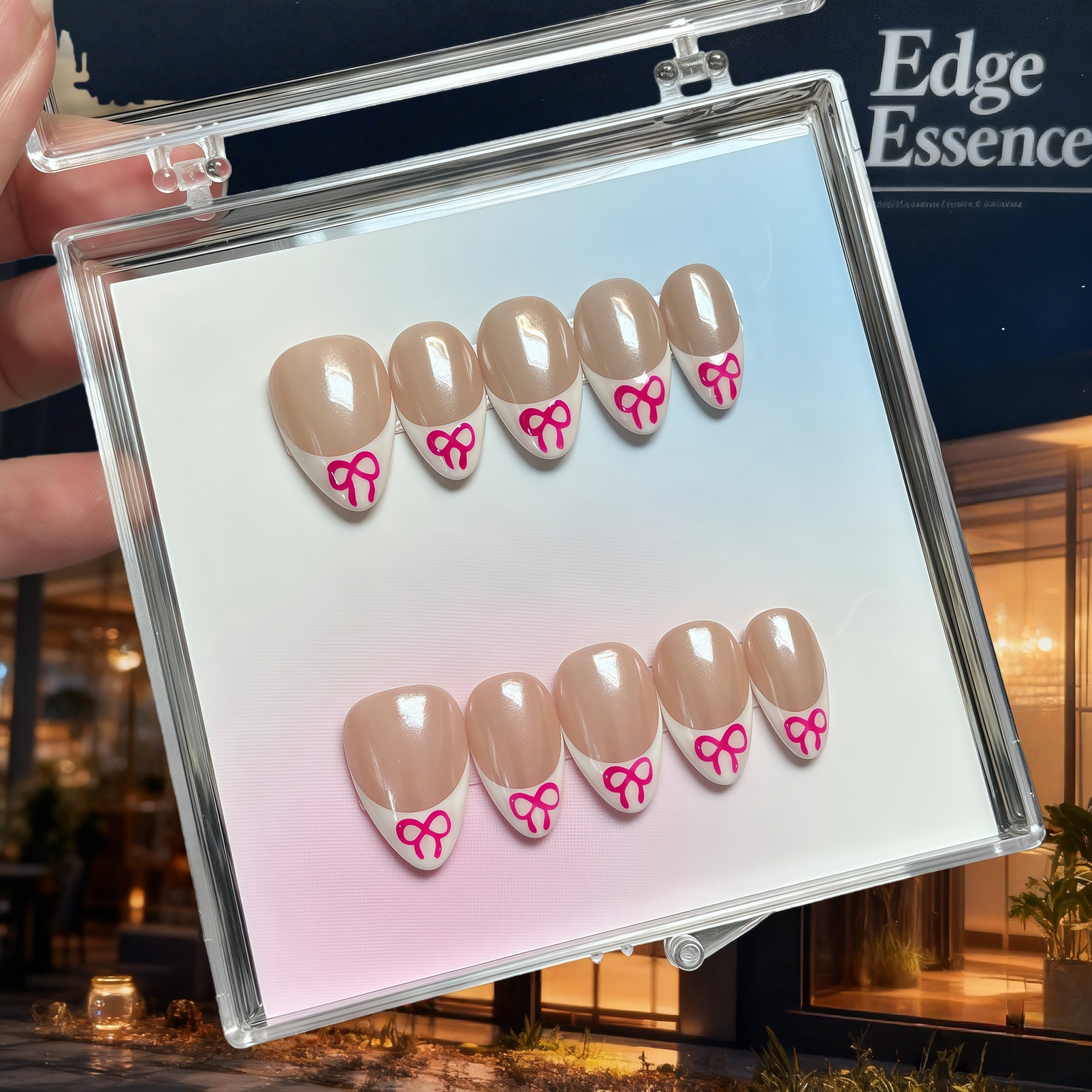 Pink Bow French E010