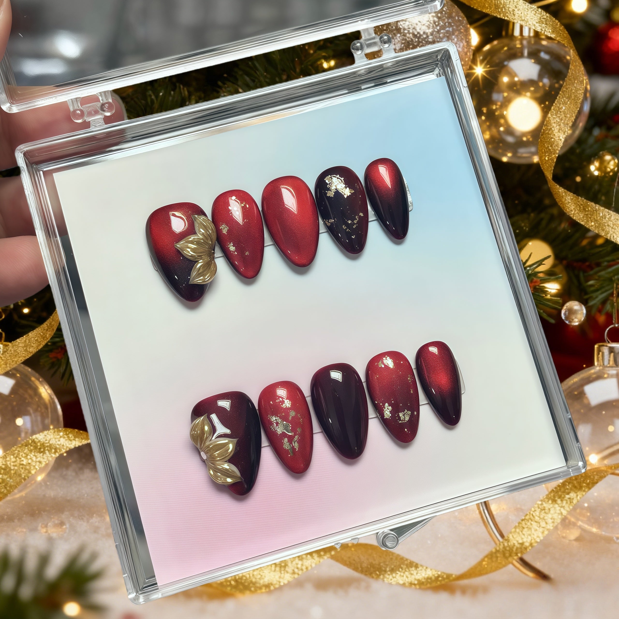 Festive Ruby Foil E075